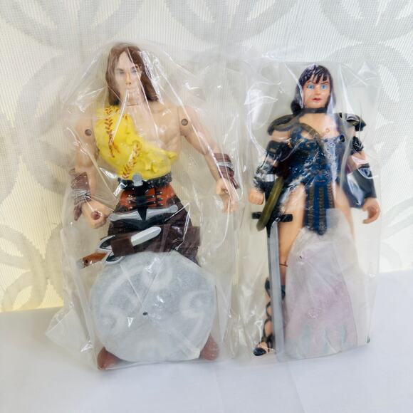 VTG 1996 Toy Biz Hercules and Xena 10" Mail Promo Action Figure W/ Mailer Box - Picture 3 of 16